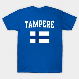 Tampere Finland Flag T-Shirt